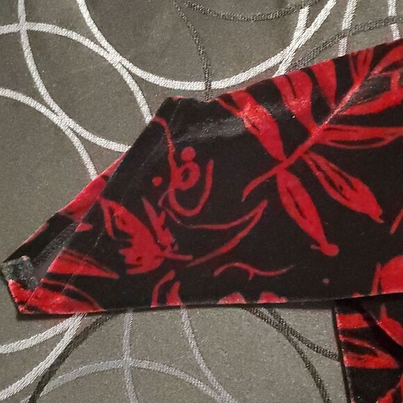 Cactus Flower woman velvet top L New - Picture 6 of 7